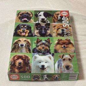 Like New 500 Piece Puzzle of Dog Breeds by EDUCA.